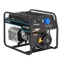 Бензиновый генератор Hyundai HHY 7020FE переносной фото