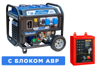 Бензиновый инверторный генератор ТСС SGG 10000Ei с блоком АВР 2-х тактный фото