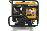 Бензиновый генератор RATO R19000D электростартер + колесный комплект 2-х тактный фото