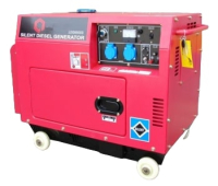 Дизельный генератор Амперос LDG6000СLE стартер в кожухе  стационарный фото