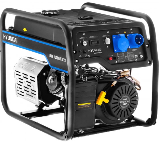 Бензиновый генератор Hyundai HHY 10000FE ATS с автозапуском 2-х тактный фото