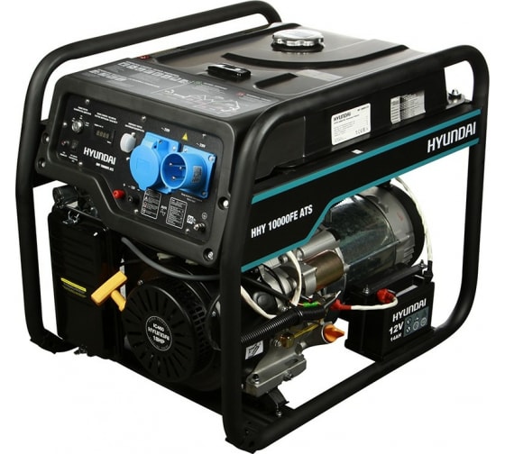 Бензиновый генератор Hyundai HHY 10000FE ATS с автозапуском 2-х тактный фото