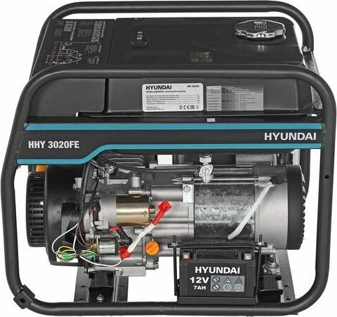 Бензиновый генератор Hyundai HHY 3020FE переносной фото