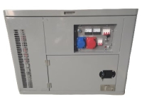 Дизельный генератор Амперос LDG12000E-3 стартер в кожухе  стационарный фото