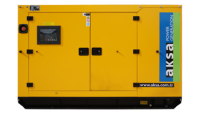 Дизельный генератор Aksa APD110A в кожухе с АВР  2-х тактный фото