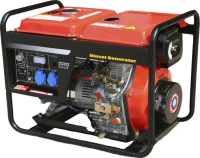 Дизельный генератор Амперос LDG5000СLE стартер  стационарный фото