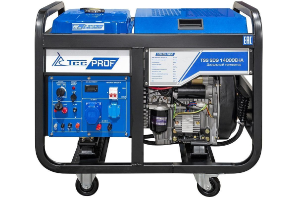 Дизельный генератор ТСС SDG 14000EHA 100139 стационарный фото