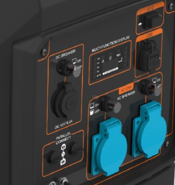 Бензиновый инверторный генератор Zongshen BQH 3500 2-х тактный фото