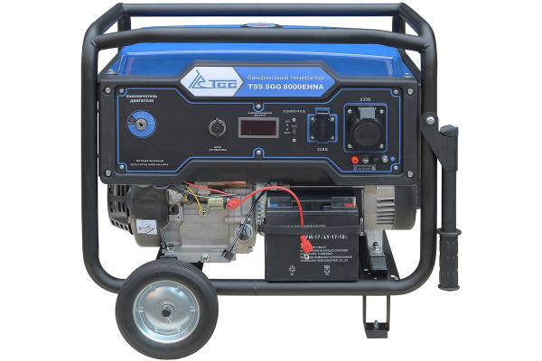 Бензиновый генератор ТСС SGG 8000EHNA в кожухе МК-1.1 уличный фото