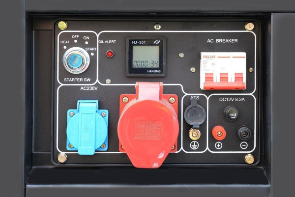 Дизельный генератор ТСС SDG 8000EH3A в кожухе МК-2.1 034170 стационарный фото