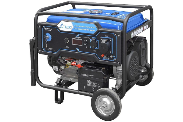 Бензиновый генератор ТСС SGG 6000EHNA Duplex стационарный фото