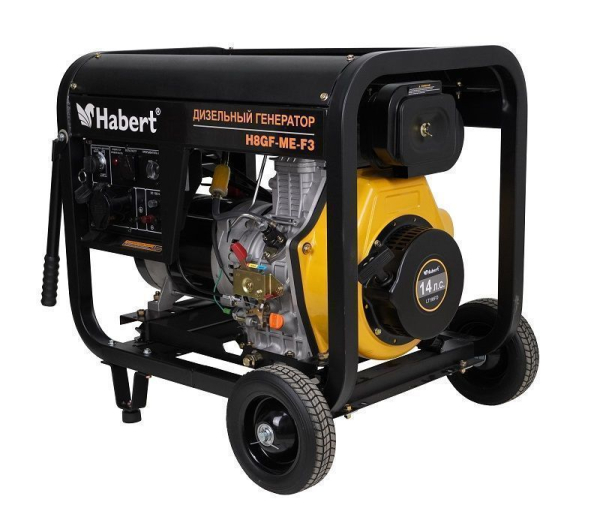 Дизельный генератор Habert H8GF-ME-F3 57567 на колесах фото