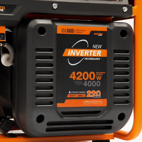 Бензиновый инверторный генератор DAEWOO GDA 5600i стационарный фото