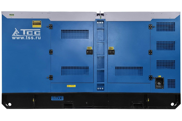 Дизельный генератор ТСС ЭД-200-Т400 с АВР в шумозащитном кожухе на прицепе 025268 4-х тактный фото