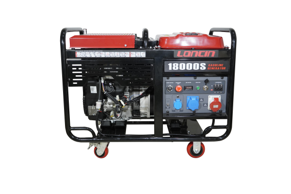 Бензиновый генератор Loncin LC18000S, 3-х фазный промышленный фото