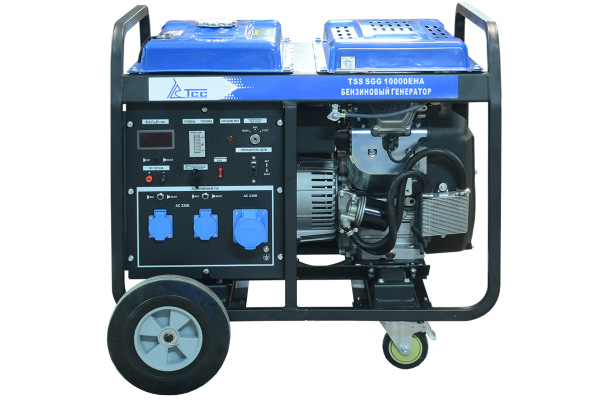 Бензиновый генератор ТСС SGG 10000EHA в кожухе МК-2.1 2-х тактный фото