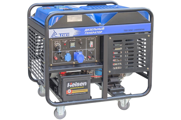 Дизельный генератор ТСС SDG 14000EHA в кожухе МК-3.1 111134 стационарный фото
