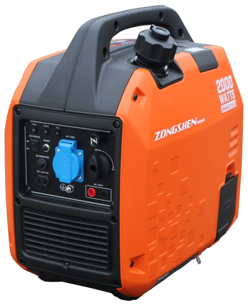 Бензиновый инверторный генератор Zongshen BQH 2000 портативный фото