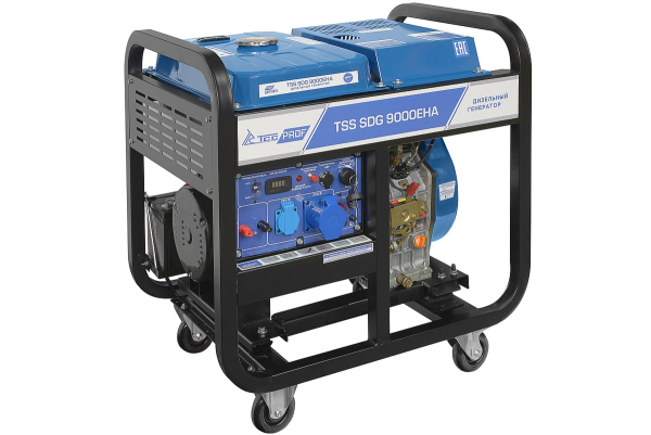 Дизельный генератор ТСС SDG 9000EHA 100035 стационарный фото
