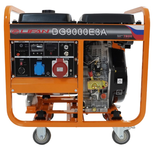 Дизельный генератор Lifan DG9000E3A 00159885 для дома фото
