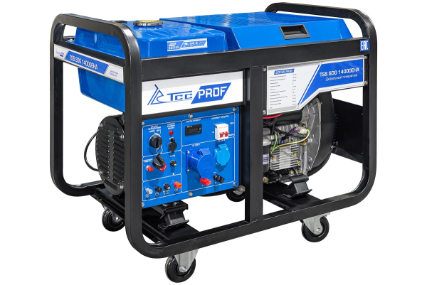 Дизельный генератор ТСС SDG 14000EHA 100139 стационарный фото