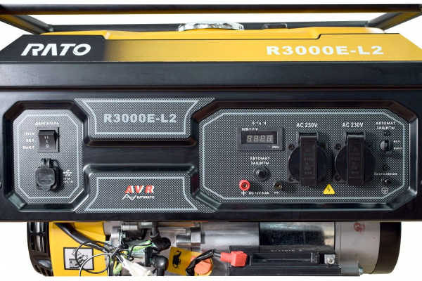 Бензиновый генератор RATO R3000E-L2 электростартер 2-х тактный фото