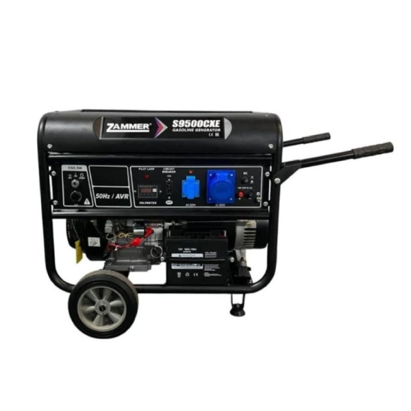 Бензиновый генератор Zammer S9500CXE резервный фото