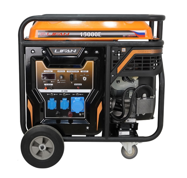 Бензиновый генератор Lifan 12 GF-4 (LF15000E) переносной фото