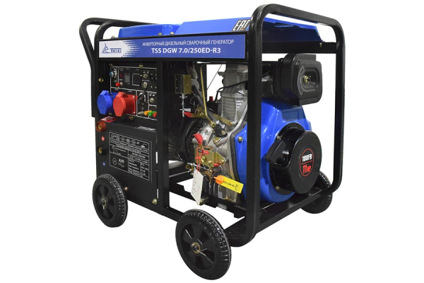 Дизельный сварочный генератор ТСС DGW 7.0/250ED-R3 026497 стационарный фото