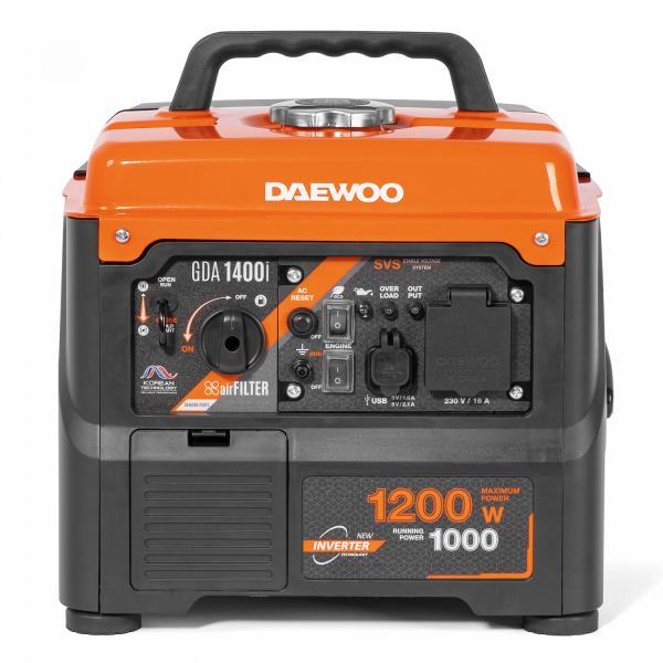 Бензиновый инверторный генератор DAEWOO GDA 1400i переносной фото
