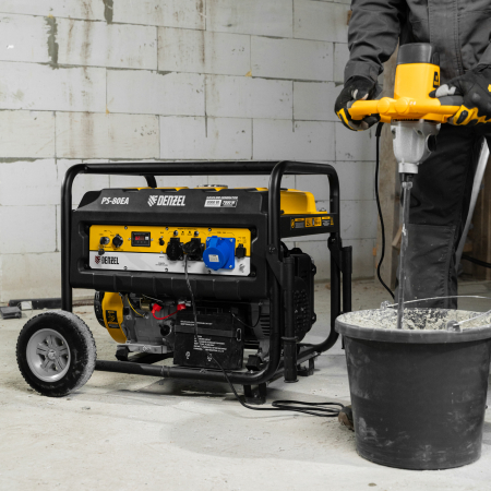 Бензиновый генератор DENZEL PS 80 EA фото