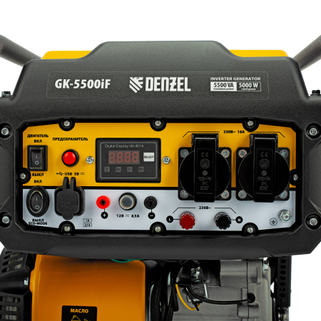 Бензиновый генератор DENZEL GK-5500iF фото