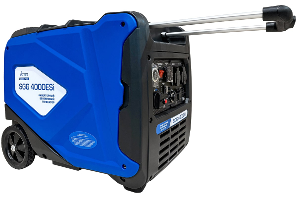 Бензиновый инверторный генератор ТСС SGG 4000ESi армейский фото