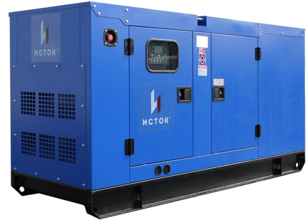 Дизельный генератор Исток АД60С-Т400-РПМ35 в кожухе с АВР  2-х тактный фото