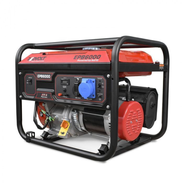 Бензиновый генератор REDVOLT EPB6000 для дома фото