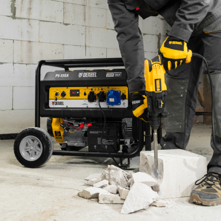 Бензиновый генератор DENZEL PS 55 EA фото