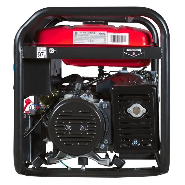 Бензиновый генератор Fubag BS 8500 A ES DUPLEX + Комплект колес и ручек + Масло универсальное Fubag Extra (SAE 10W40) в ПОДАРОК! фото