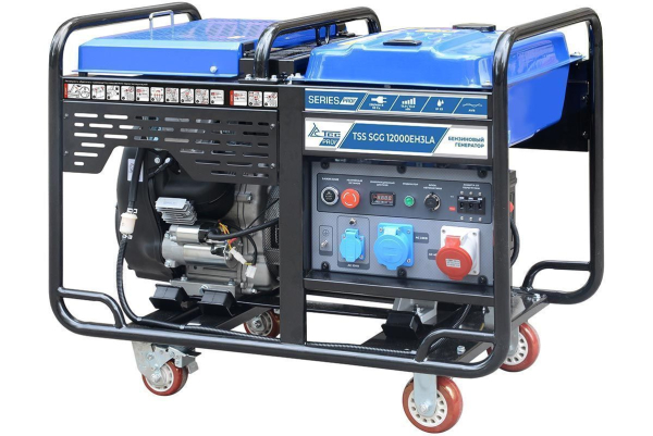 Бензиновый генератор ТСС SGG 12000EH3LA с АВР стационарный фото