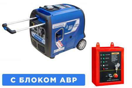 Бензиновый генератор ТСС SGG 4000ESi с блоком АВР фото