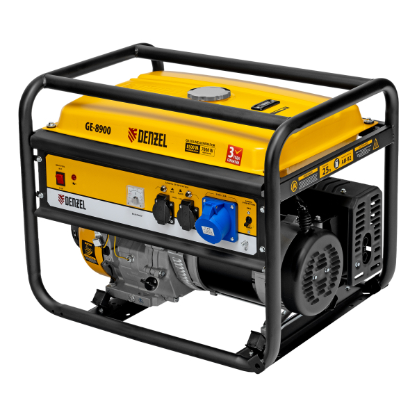 Бензиновый генератор DENZEL GE 8900 портативный фото