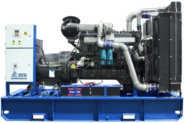 Дизельный генератор ТСС АД-250С-Т400 в погодозащитном кожухе с АВР 025287 стационарный фото