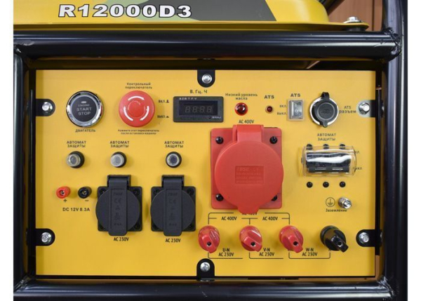 Бензиновый генератор RATO R12000DA-T э/c + подготовка к автозапуску 2-х тактный фото