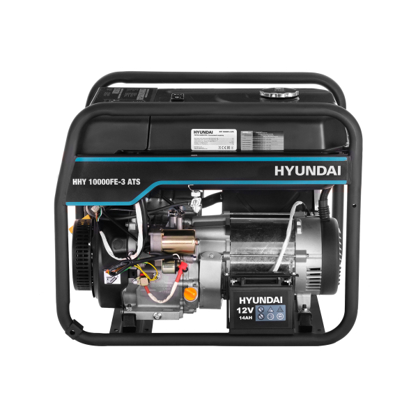 Бензиновый генератор Hyundai HHY 10000FE-3 ATS с автозапуском 2-х тактный фото