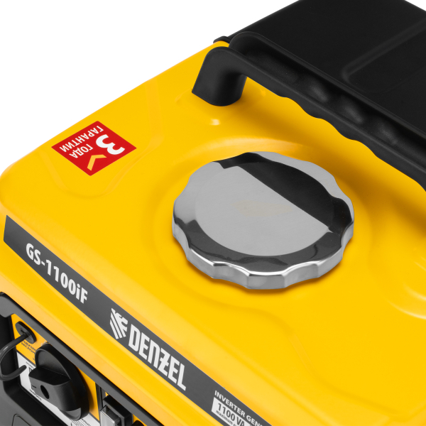 Бензиновый инверторный генератор DENZEL GS-1100iF переносной фото