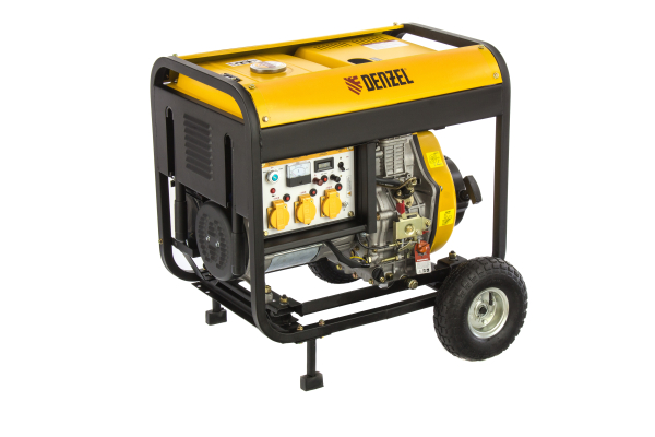 Дизельный генератор DENZEL DD6300Е 94657 переносной фото