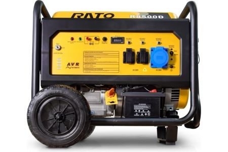 Бензиновый генератор RATO R8500D электростартер + колесный комплект фото