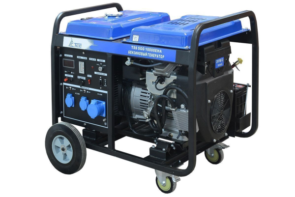 Бензиновый генератор ТСС SGG 10000EHA в кожухе МК-2.1 2-х тактный фото