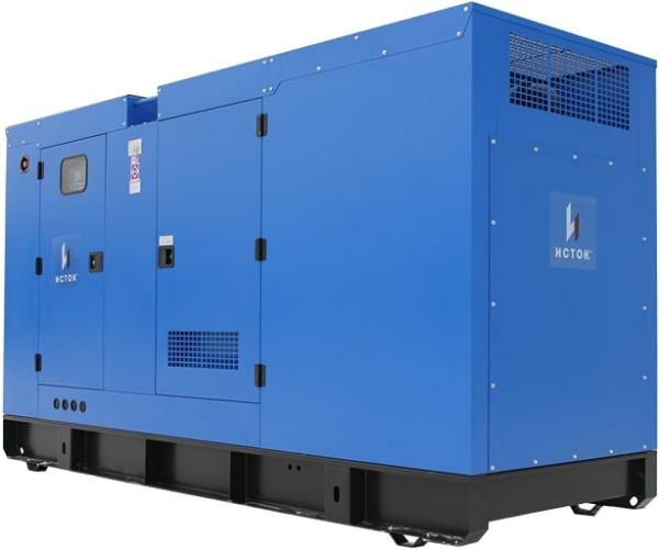 Дизельный генератор Исток АД250С-Т400-РПМ35 в кожухе с АВР  2-х тактный фото