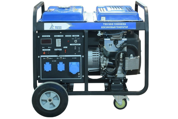 Бензиновый генератор ТСС SGG 10000EHA в кожухе МК-2.1 2-х тактный фото