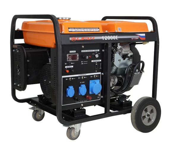 Бензиновый генератор Lifan 10 GF-4 (LF12000E) переносной фото